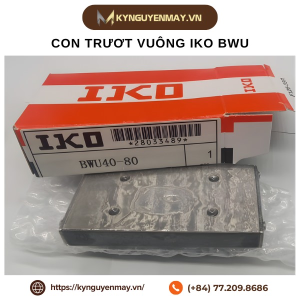 Con trượt vuông IKO BWU