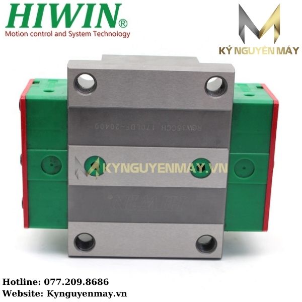 Con trượt HIWIN RGW | RGW15CC, RGW20CC, RGW25CC, RGW30CC, RGW35CCR, GW55CC