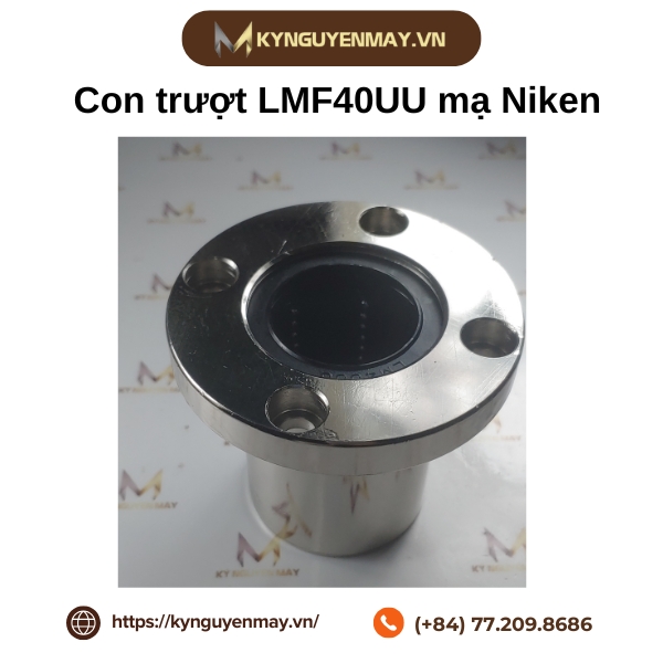 Con trượt tròn LMF40UU [Mạ NIKEN]