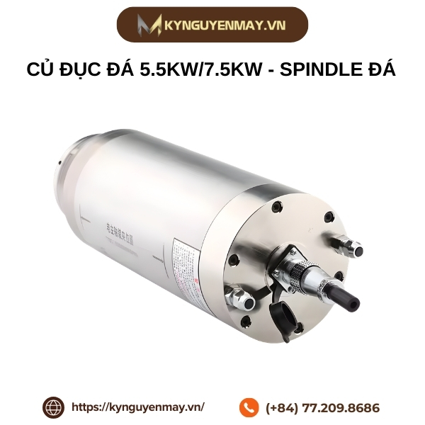 Củ đục đá 5.5kw/7.5kw - Spindle đá