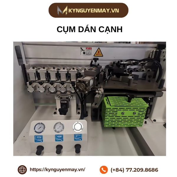 Máy dán cạnh 8 chức năng SOSN 450DJ