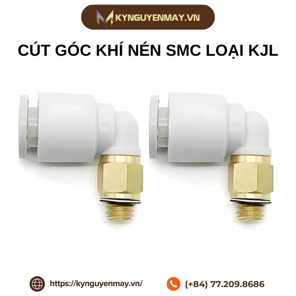 Cút góc khí nén SMC loại KJL