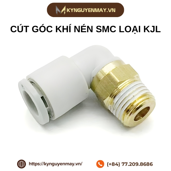 Cút góc khí nén SMC loại KJL