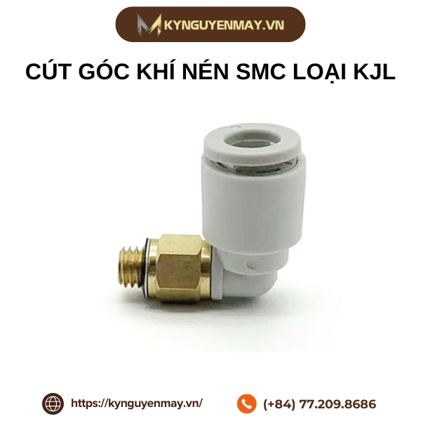 Cút góc khí nén SMC loại KJL