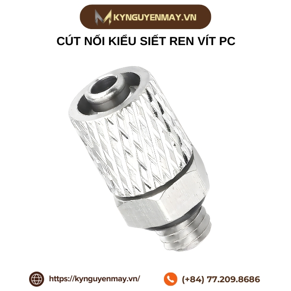 Cút nối kiểu siết ren vít PC