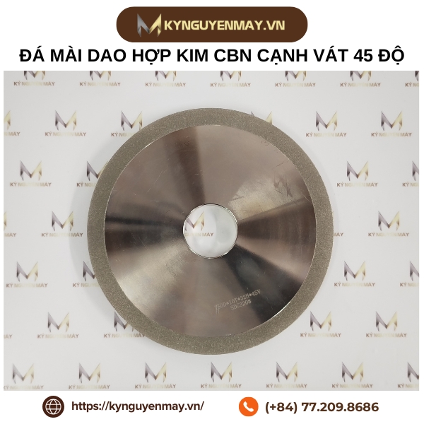 Đá mài dao hợp kim CBN cạnh vát 45 độ
