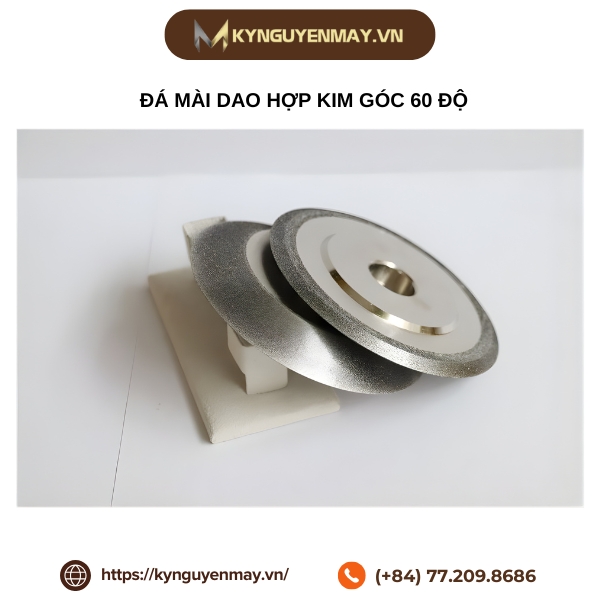 Đá mài dao hợp kim góc 60 độ