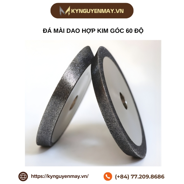 Đá mài dao hợp kim góc 60 độ