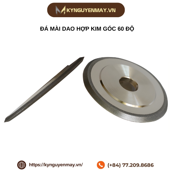 Đá mài dao hợp kim góc 60 độ