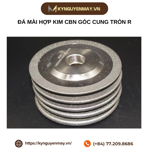 Đá mài hợp kim CBN góc cung tròn R