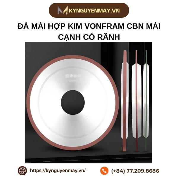 Đá mài hợp kim vonfram CBN mài cạnh có rãnh