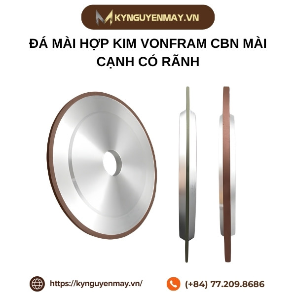 Đá mài hợp kim vonfram CBN mài cạnh có rãnh
