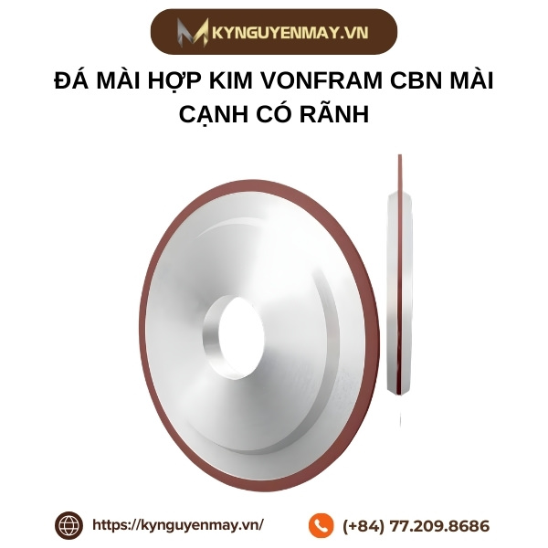 Đá mài hợp kim vonfram CBN mài cạnh có rãnh