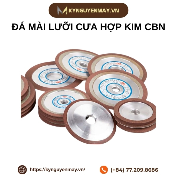 Đá mài lưỡi cưa hợp kim CBN