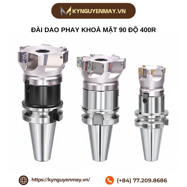 Đài dao phay khoả mặt 90 Độ 400R