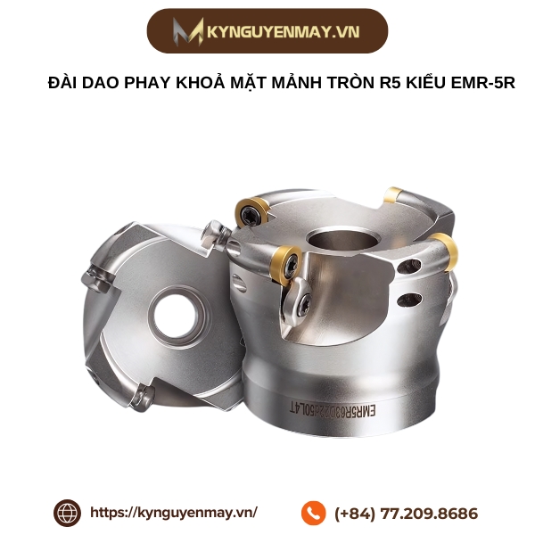 Đài dao phay khoả mặt mảnh tròn R5 kiểu EMR-5R