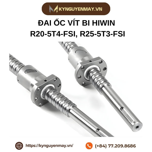 Đai ốc vít bi HIWIN R20-5T4-FSI, R25-5T3-FSI