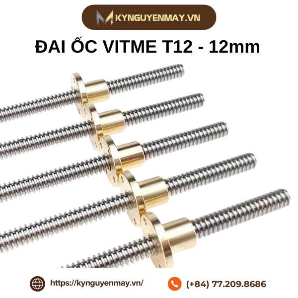 Đai ốc vitme T12-12mm