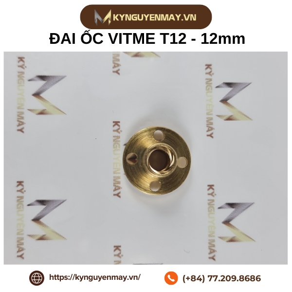 Đai ốc vitme T12-12mm