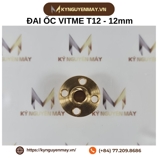 Đai ốc vitme T12-12mm