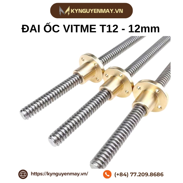Đai ốc vitme T12-12mm