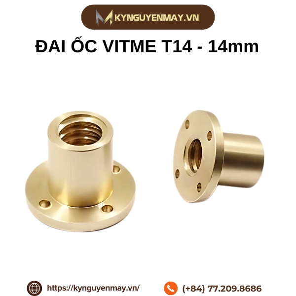 Đai ốc vitme T14-14mm
