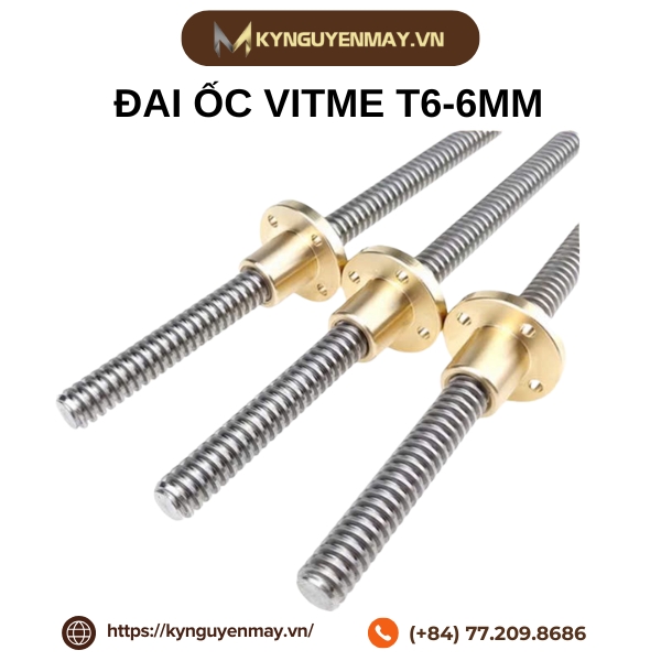 Đai ốc vitme T6-6mm