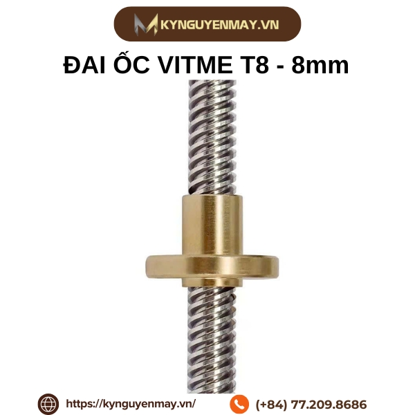 Đai ốc vitme T8-8mm