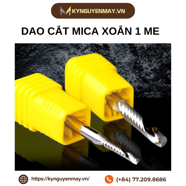 Dao cắt mica xoắn 1 me