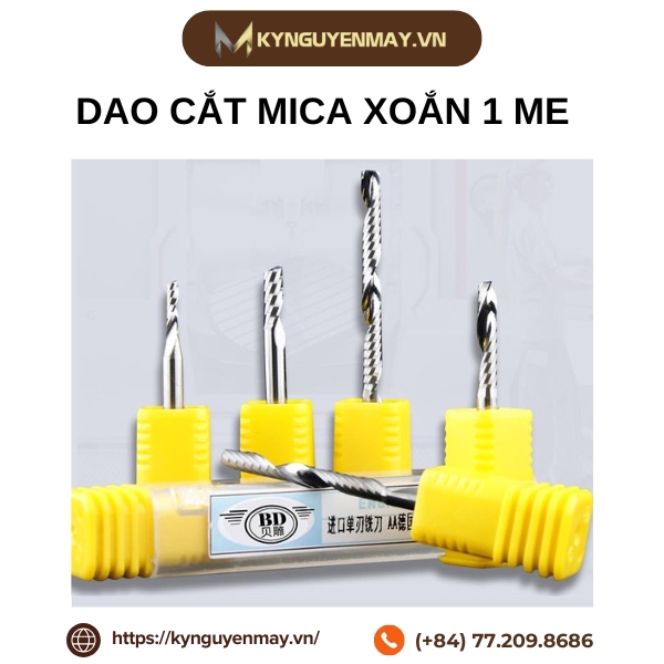Dao cắt mica xoắn 1 me