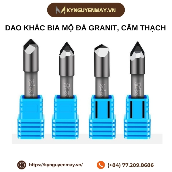 Dao khắc bia mộ đá granit , cẩm thạch