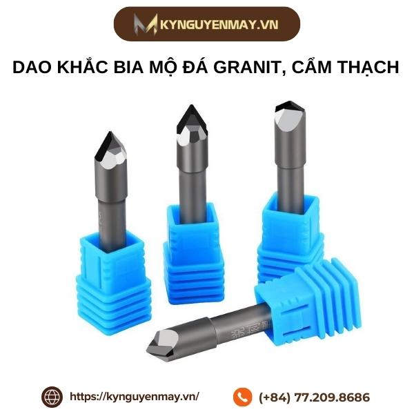 Dao khắc bia mộ đá granit , cẩm thạch