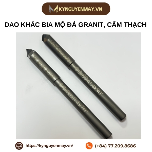 Dao khắc bia mộ đá granit , cẩm thạch