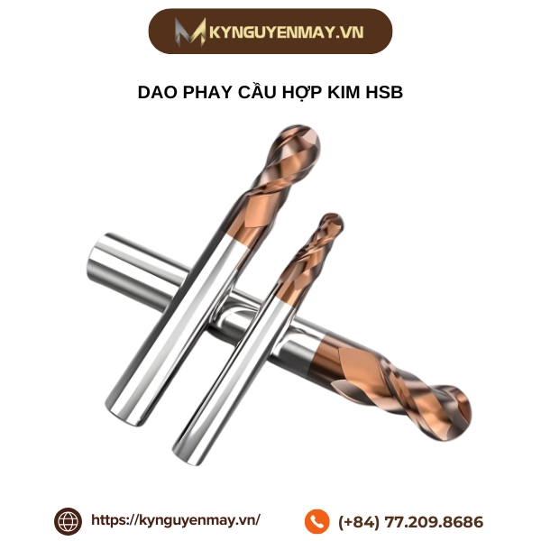 Dao phay cầu hợp kim HSB
