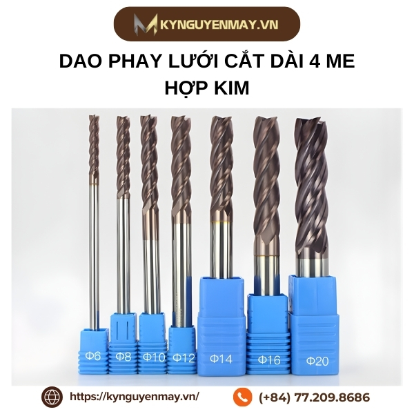Dao phay lưới cắt dài 4 me hợp kim