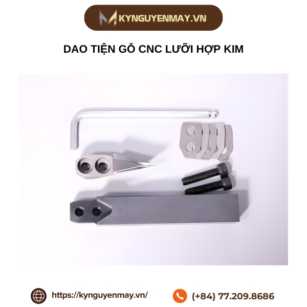 Dao tiện gỗ CNC lưỡi hợp kim