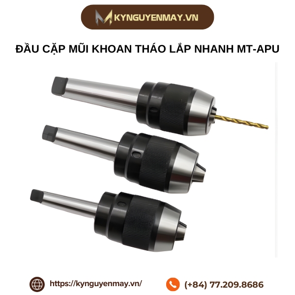 Đầu cặp mũi khoan tháo lắp nhanh MT-APU