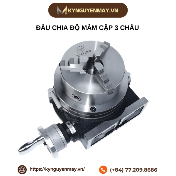 Đầu chia độ mâm cặp 3 chấu