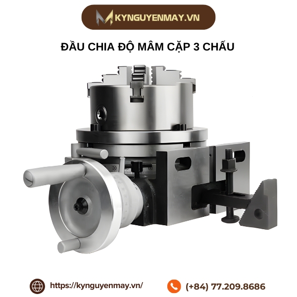 Đầu chia độ mâm cặp 3 chấu
