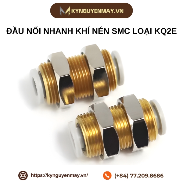 Đầu nối nhanh khí nén SMC loại KQ2E