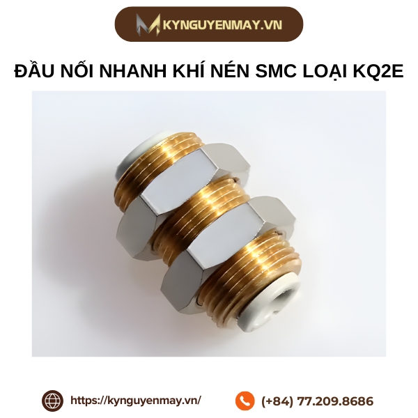 Đầu nối nhanh khí nén SMC loại KQ2E