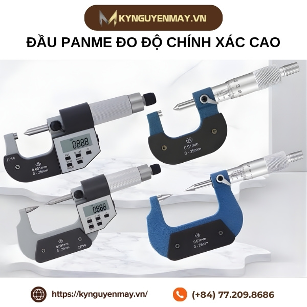 Đầu panme đo độ chính xác cao