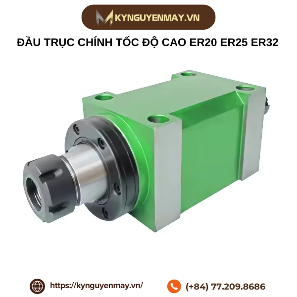 Đầu trục chính tốc độ cao ER20 ER25 ER32