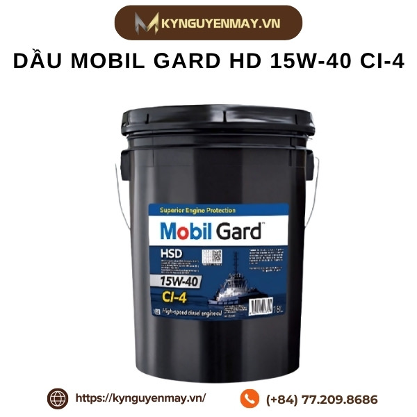 Dầu MOBIL gard HD 15W-40 CI-4