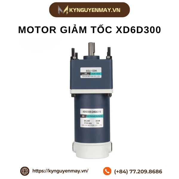 Motor giảm tốc XD6D300