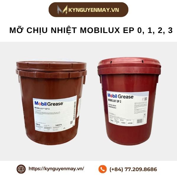 Mỡ chịu nhiệt MOBILUX EP 0, 1, 2, 3