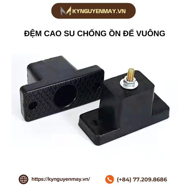 Đệm cao su chống ồn đế vuông