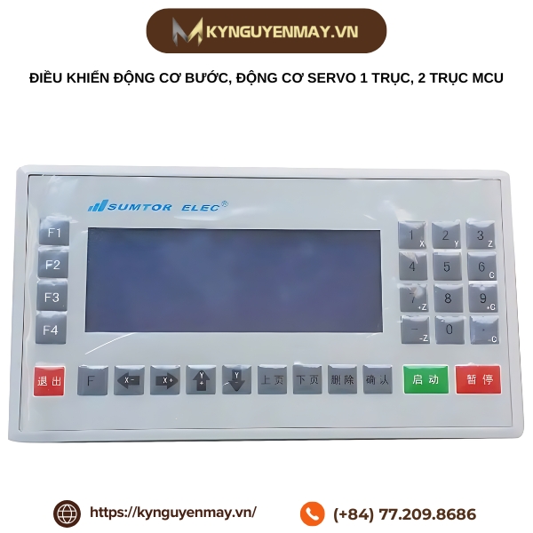 Điều khiển động cơ bước, động cơ servo 1 trục, 2 trục MCU