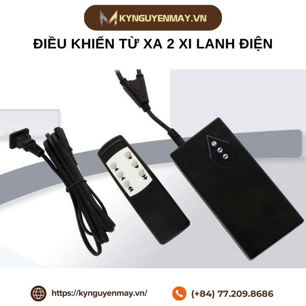 Điều khiển từ xa 2 xi lanh điện