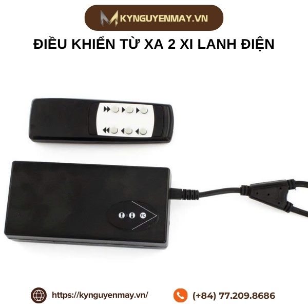 Điều khiển từ xa 2 xi lanh điện